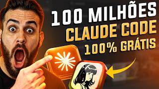 Liberaram 100 MILHÕES DE TOKEN GRATUITOS para usar no CLAUDE CODE + Hermes Agent (melhor pegar logo)