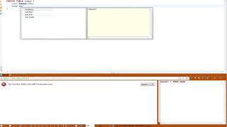 SQL Scripts: Simple Table create , data insert and select (ORACLE)