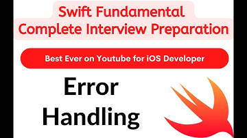 L3 - What is Error Handling in Swift? [Hindi]