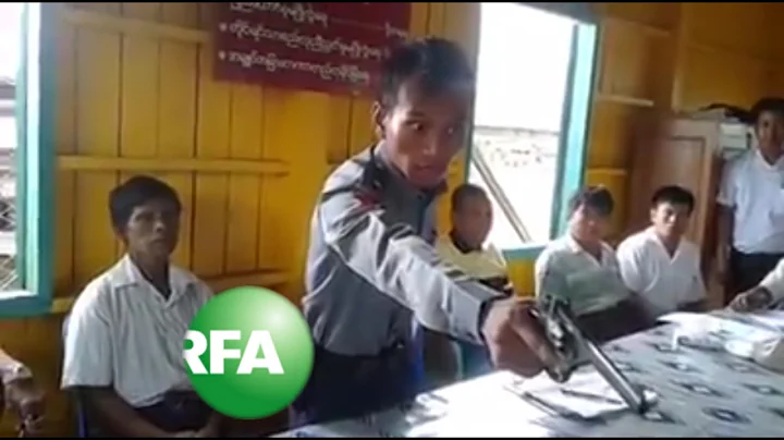 Gun-waving police officer goes viral in Myanmar - DayDayNews
