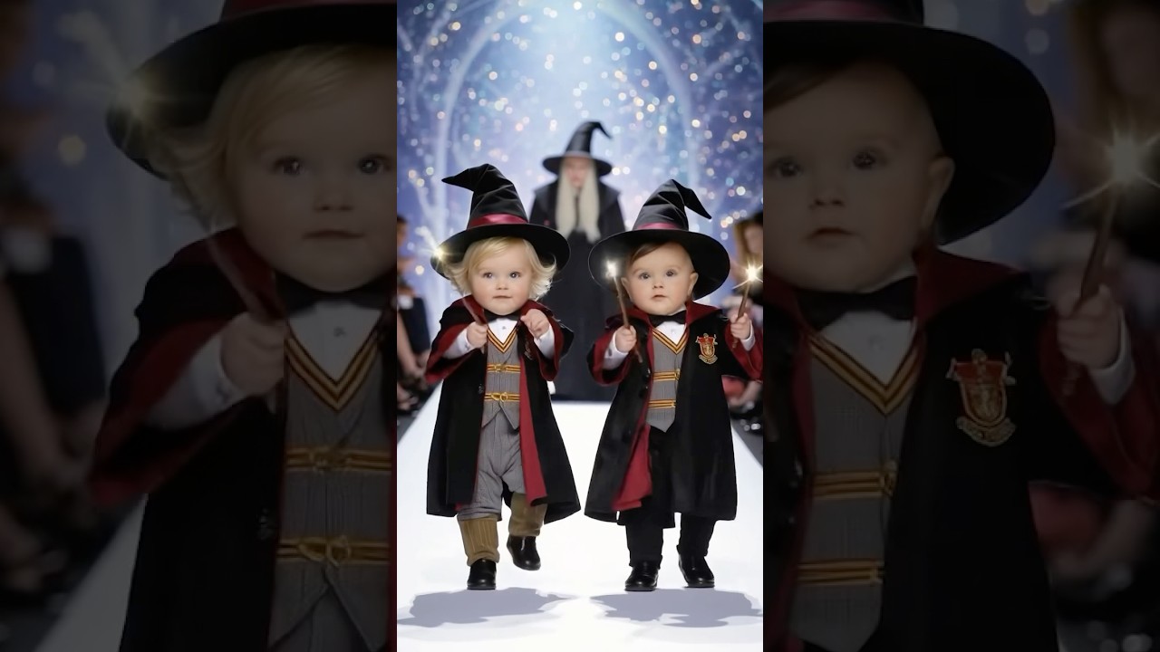 "Mini Malfoy & Snape's Style Showdown | Harry Potter Joins the Fashion Battle!" 