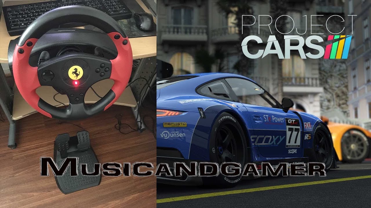 Project Cars 1st Time With My Thrustmaster Ferrari Red Legend Edition Wheel 1080p 60fps