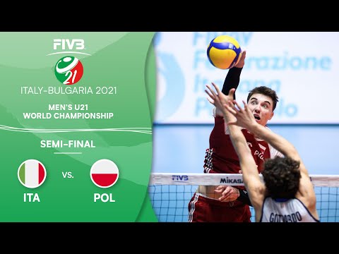 ITA vs. POL - Semi-Final | Full Game | Men's U21 Volleyball World Champs 2021