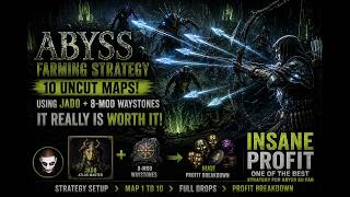 POE 2 Best Abyss Farming: 10 Uncut Maps! INSANE Omens of Light Drops & HUGE Profit | Jado + 8-Mod
