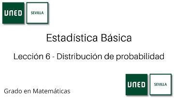 Lección 6 - Distribución de probabilidad | Estadística Básica