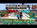 MINECRAFT NEW SURVIVAL PUBLIC SMP 1.20 | JOIN JAVA + PE SERVER | @Untold_America1 @clavicular67