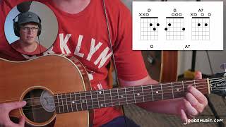 🇿🇦 Mangwani Mpulele Guitar Lesson // Traditional Sotho Song