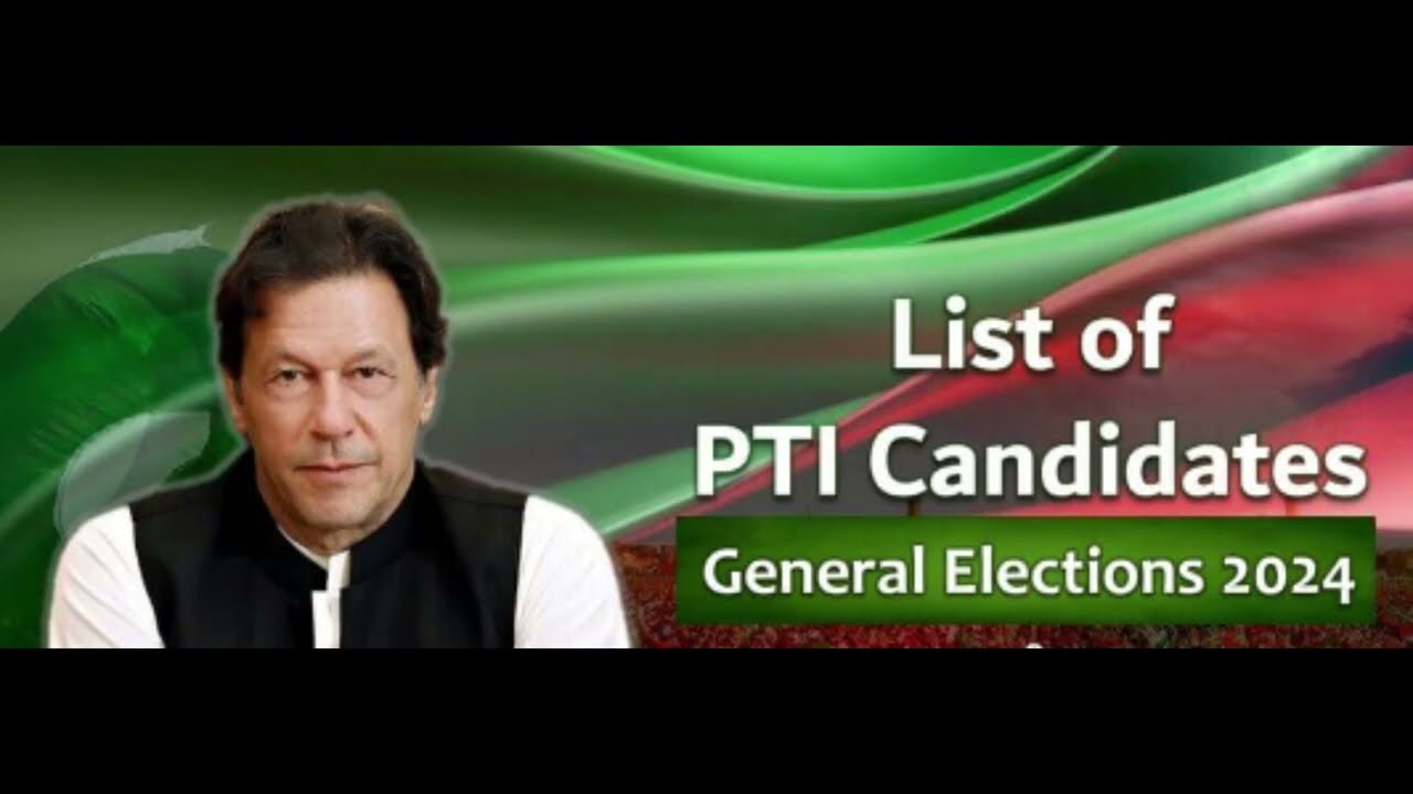 PTI CANDIDATES LIST