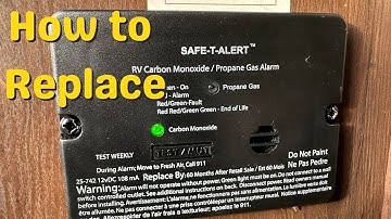 RV Carbon Monoxide / Propane Detector Install