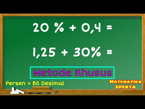 Video: Apa 9/12 sebagai desimal dan persen?