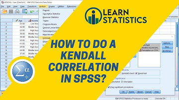How to do a Kendall Correlation in SPSS? | iLearn Statistics