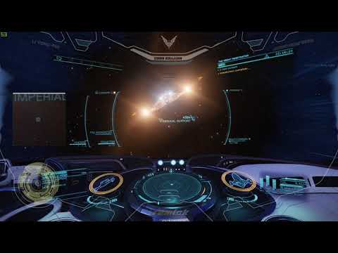 Elite Dangerous with personalized HUD + Zoom Test and Voiceattack