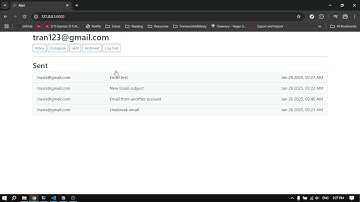 Mail Project | CS50’s Web Programming with Python and JavaScript
