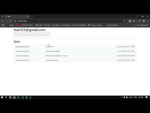 Mail Project | CS50’s Web Programming with Python and JavaScript