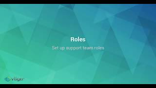 Set up support team roles in Vtiger CRM