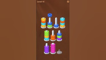 Nuts Sort Journey Level 15 🎉 #shorts #youtubeshorts #gameplay #games