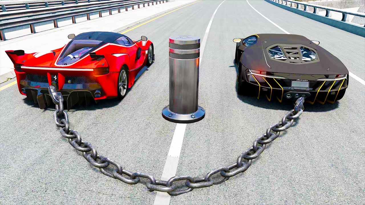 Satisfying Car Crash Game HIGH SPEED JUMPS #2 BeamNG Drive
