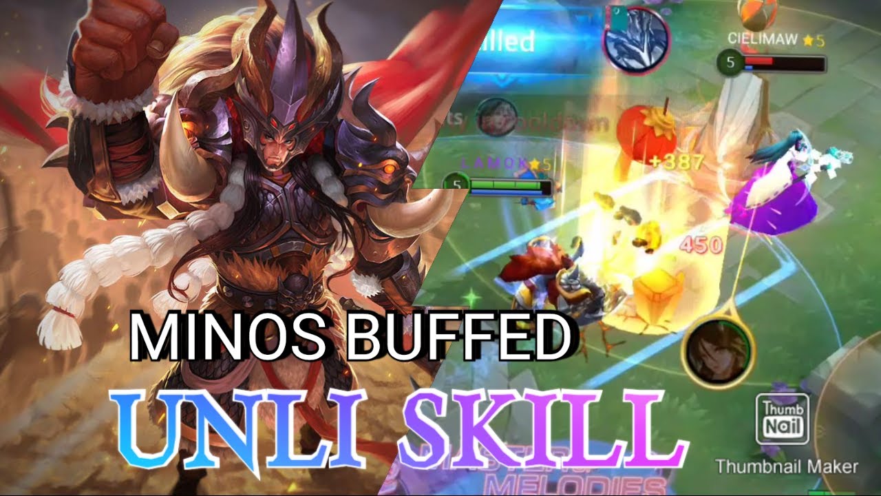 MINOS BUFF, UNLIMITED SKILL | HEROES EVOLVED GAMEPLAY