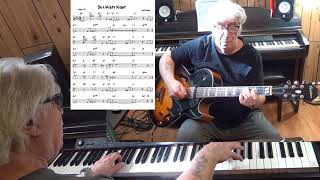 On a Misty Night - Jazz guitar & piano cover ( Tadd Dameron )