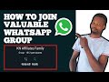 how to join valuable whatsapp group in your niche | how to join unlimited whatsapp group 2023