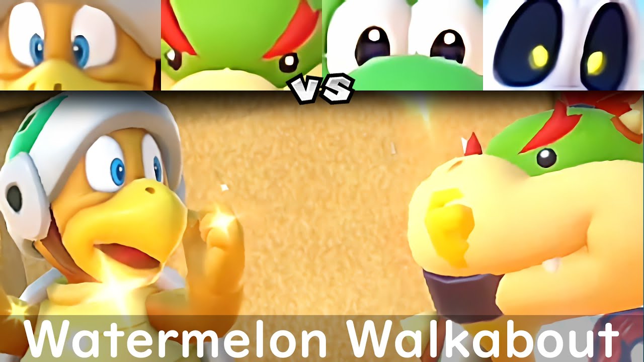 Super Mario Party Hammer Bro and Bowser Jr vs Yoshi and Dry Bones #109