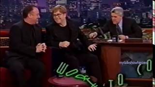 Video thumbnail of "ELTON JOHN & BILLY JOEL have FUN with LENO - PT.1"