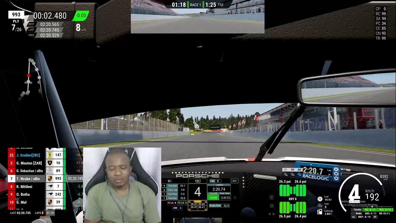 Monday Night Racing GT3 Fun Race 20min