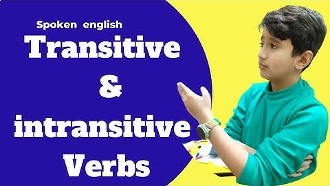 Transitive & Intransitive verbs| types of verbs with examples| english instructor muhammad hasnain