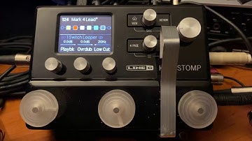 HX Stomp - Assigning an external switch to control looper