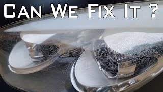 What these small cracks on headlights and how to fix them\/Turn your headlights brand new again