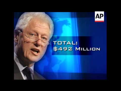 Video: Bill Clinton získal od roku 2001 106 milionů dolarů