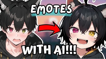 HOW TO MAKE FREE EMOTES WITH AI!!