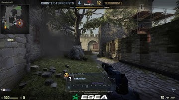 CS:GO - Wheres that red dot? 1v4 ninja defuse... October 14 2017 r17 esea match 11545927
