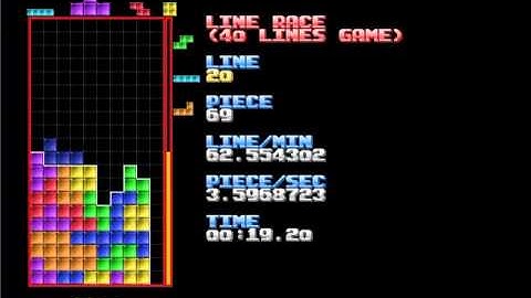 Nullpomino 40 Lines | 27.85