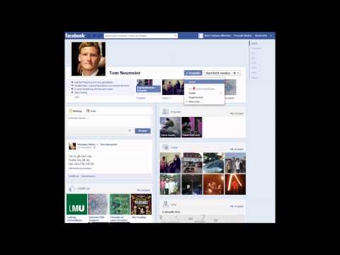 Video: Wie verwalte ich Freunde auf Facebook?