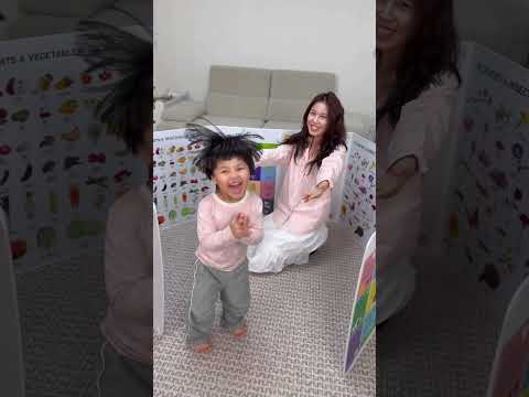 DUNA's Best Moments in Korea with Mommy! 🇰🇷✨ (두나와 엄마의 한국 여행 최고의 순간)#Shorts