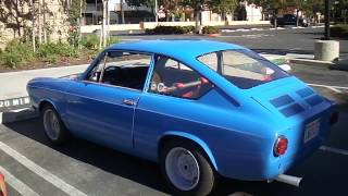 Fiat 850 Coupe - Nice Dual Engine Sounds Fiat 850 Coupe Engine