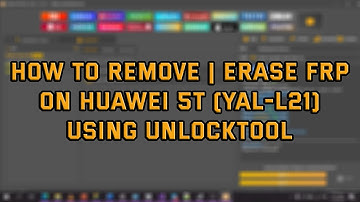 How to bypass FRP on Huawei 5T (YAL-L21) using UnlockTool | FRP Remove | Testpoint | 1 Click