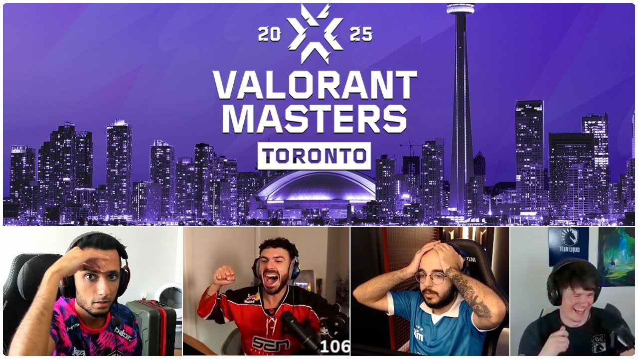 STREAMERS REACT TO THE BEST PLAYS OF VCT MASTERS TORONTO SWISS STAGE | FT TARIK, FNS ++ | VALORANT
