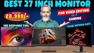 Best Monitor 27 inch 2024 | Best Monitor for Video Editing