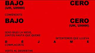 E-Lhoy - BAJO CERO (Lyric Video)