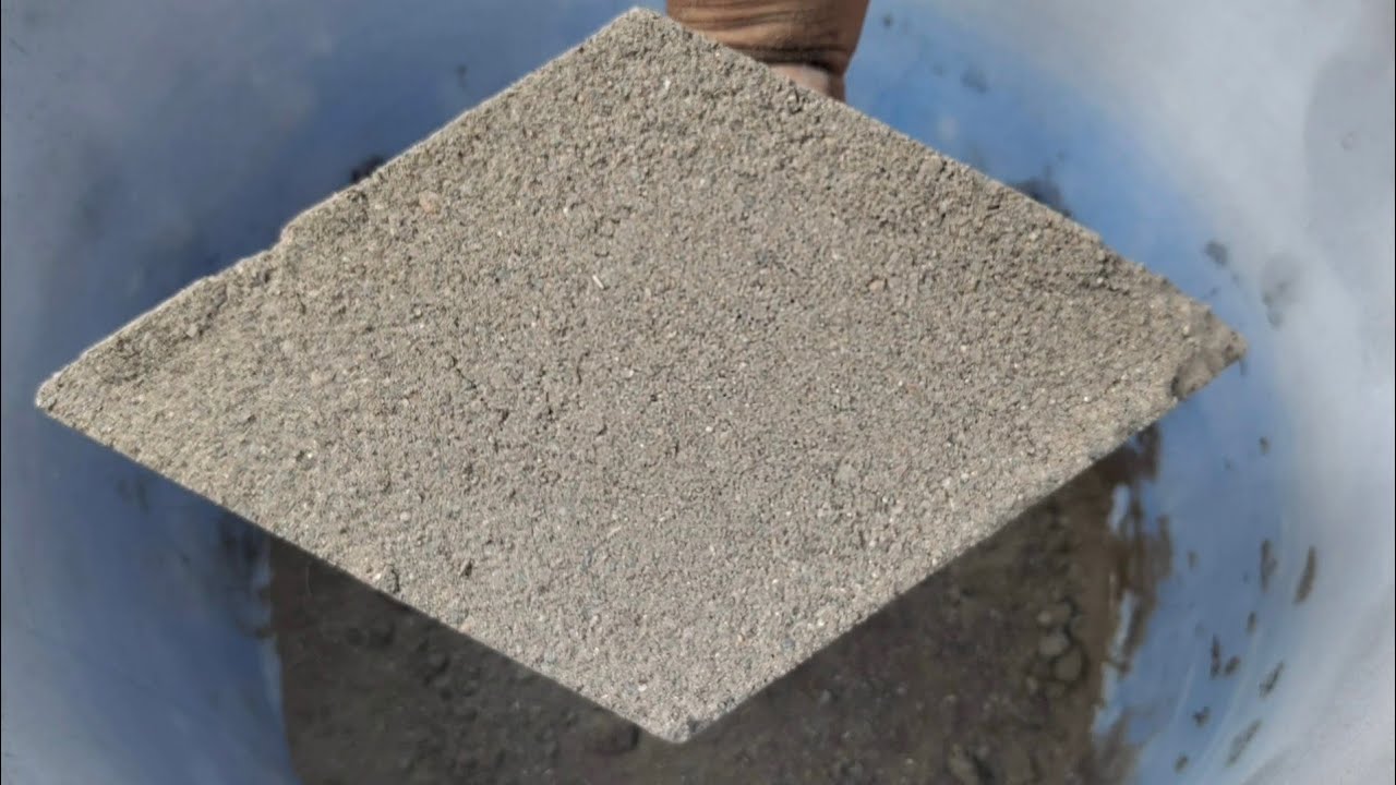Asmr - crispy sand cement interlock tiles dry water 💦 crumbling - YouTube
