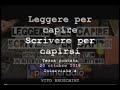 Leggere per capire Scrivere per capirsi - 3a puntata - Intervista a VITO BRUSCHINI