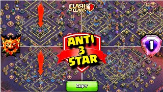 Top-6 Th18 Anti Thrower Legend League Base for 1 STARS ! With TH18 Cwl Base Layout Clash of clans screenshot 5