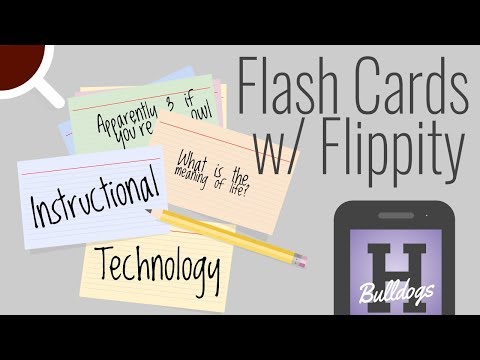 Create flash cards with Flippity