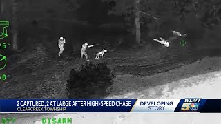 Warren County neighbors 'uneasy' after theft suspects lead police on chase, crash van in yard