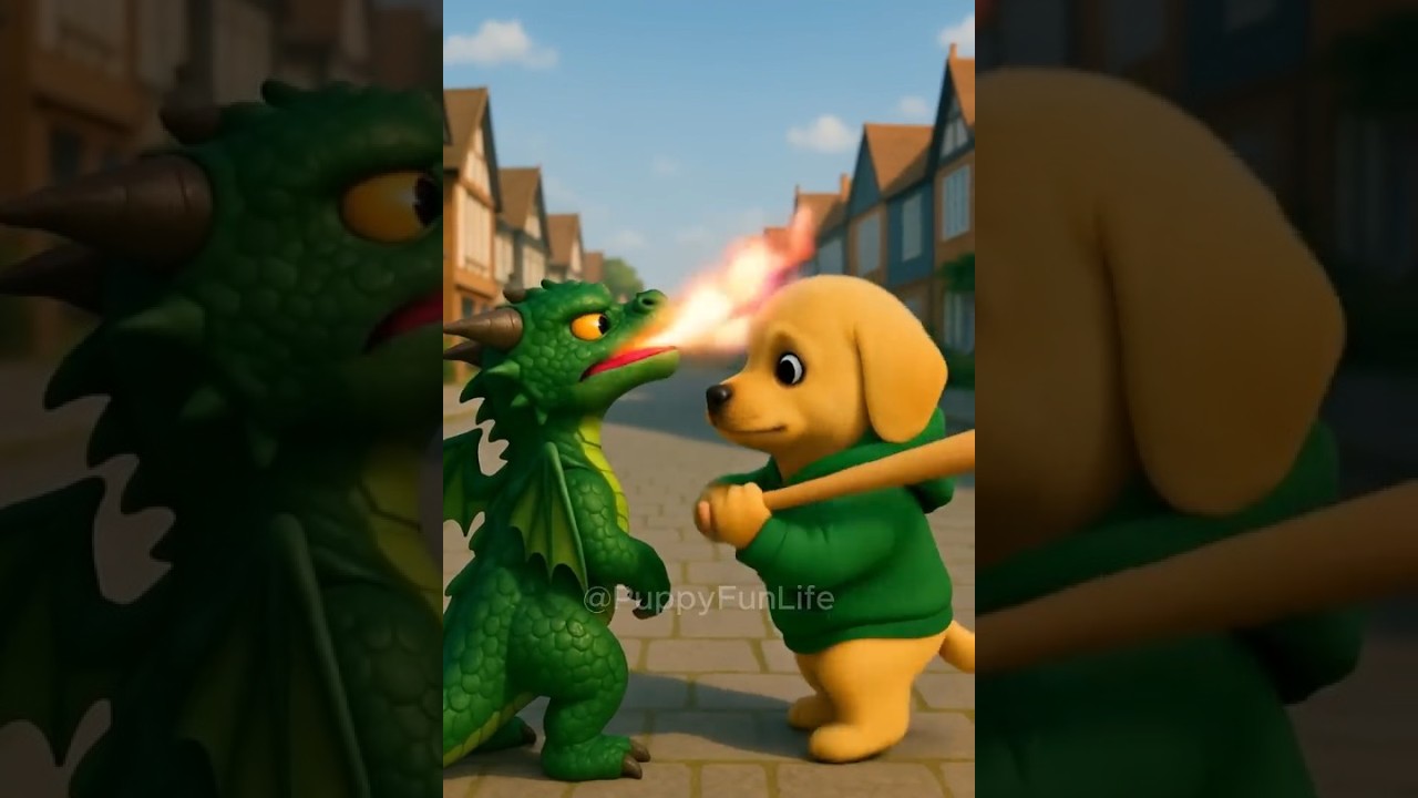 Puppy Vs Dragon  