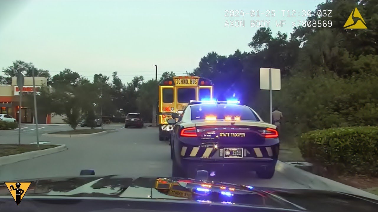 Bus Driver Steals School Bus After Hours Then Get DUI - YouTube