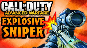COD Advanced Warfare: EXPLOSIVE SNIPER! NA 45 Exploding Bullets Weapon (Call of Duty AW)