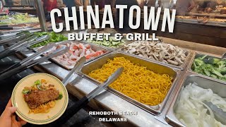 BEST Chinese BUFFET in REHOBOTH BEACH, Delaware? | Chinatown Buffet Review!!